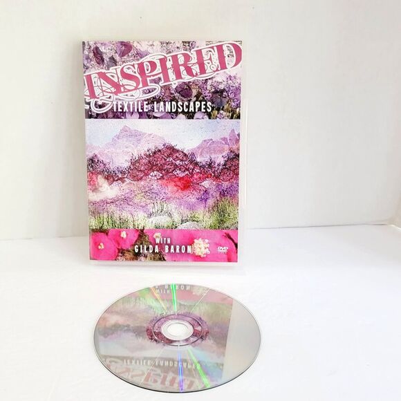 Inspired Textile Landscapes DVD with Gilda Baron 10 Chapter Painting Workshop - Picture 2 of 6